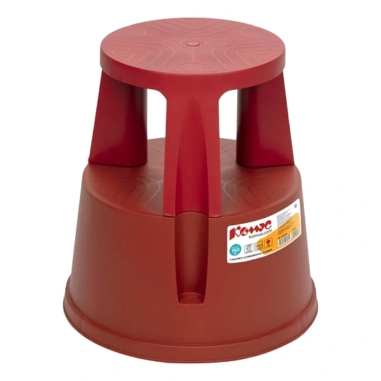 Стремянка Табурет - стремянка тумба красная Комус