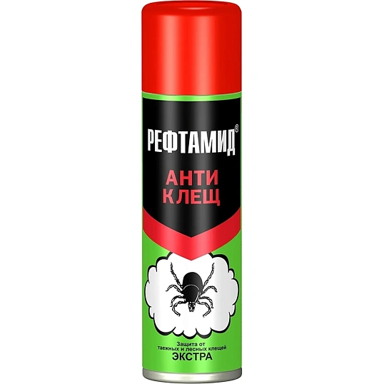 Средство от насекомых РЕФТАМИД Экстра АНТИКЛЕЩ (Усиленный) 145мл