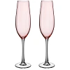 Набор бокалов для шамп COLUMBA, 260мл, декор Розовая чаша, 2шт, БСС0559