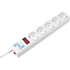Сетевой фильтр Power Cube B 5.0 м 5 роз (белый) 10А/2,2кВт(SPG-B-15-WHITE)