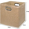 Короб для хранения складной, Д310 Ш310 В310, бежевый QR10F-L