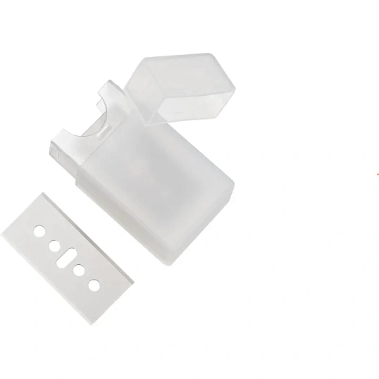 Лезвие для ножей безопасных запасное TOPFORT 18,7мм прямоуг.,ст.SK5,5шт/уп