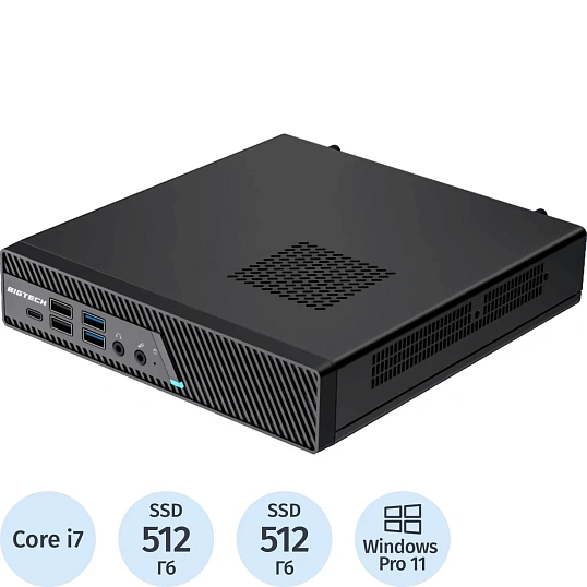 Мини ПК BigTech (MPK025) i7-12700/16GB/SSD512M.2/W11P