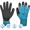 Перчатки трикотажные утепл. с дв.латекс. JetaSafety JLW-601-XL голубые р.XL