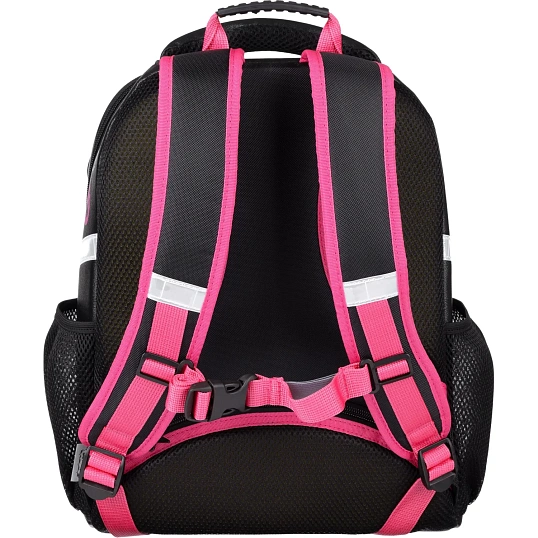 Ранец Комус Класс Stright Котэ Сама по себе, черный, 2 отд, эргоном. Спинка