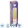 Лампа светодиодная PLED-G9  9w  4000K 590Lm 175-240V Jazzway