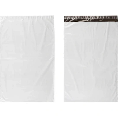 Курьер-пакет п/э без печати, без КСД 328х510, 45 мкм, 250 шт/уп