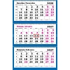 Календарь настенный 3-х блочный 2027 Attache Сердце океана 305х675мм