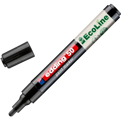 Маркер промышленный лаковый Edding E-50 чёрный 2-3 мм (4-50-001)