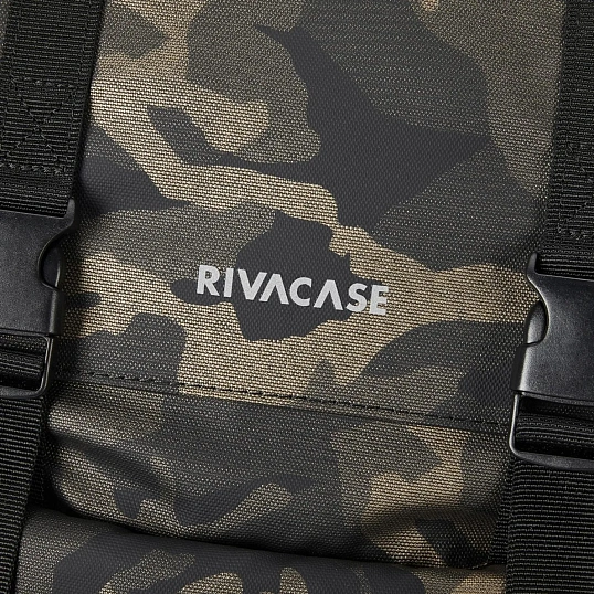 Рюкзак для ноутбука RIVACASE 7621 brown camo Sherwood-ECO Rolltop 15л 15.6