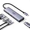 Разветвитель USB UGREEN CM511 (35999) USB-C to HDMI/2xUSB-A/2xUSB-C/PD сер