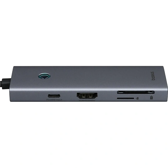 Разветвитель USB Baseus UltraJoy 7-Port Sp.Grey Type-C B00052803811-00