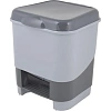 Контейнер для мусора с педалью 8 л., серый, 427