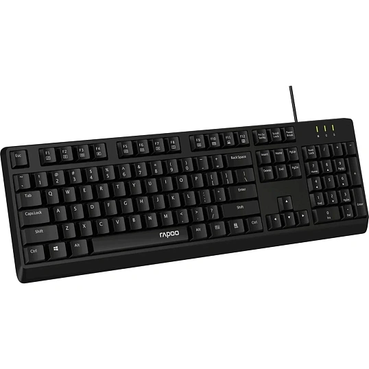 Клавиатура RAPOO проводная NK1900, цвет - черный