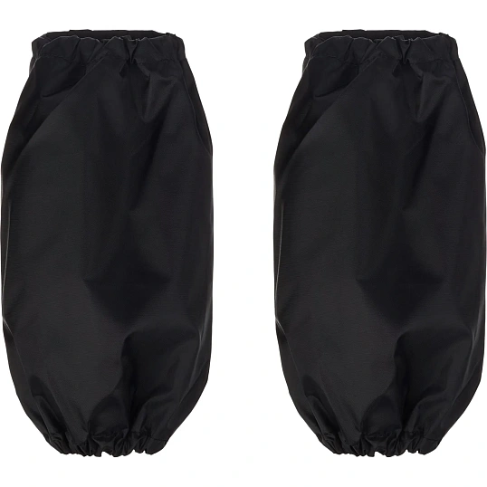 Фартук для труда Комус Класс 535x445 мм 2 кармана, нарукавн, Черный ФН 45