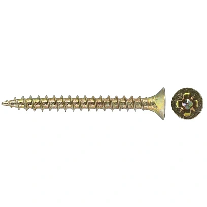 Саморезы универсальные  40х3,5 мм (200 шт/уп) желтые  Zitar (102236)