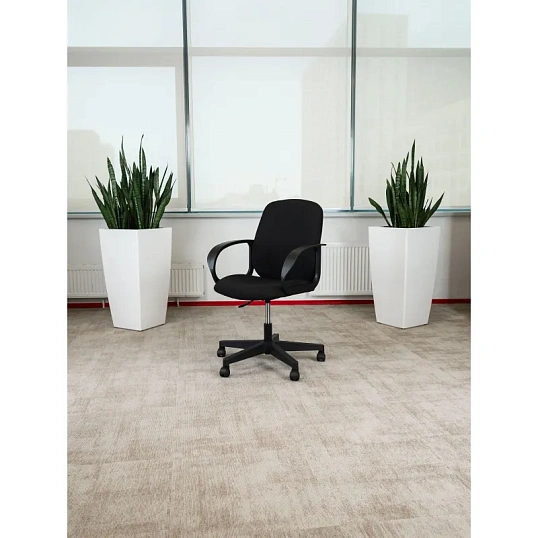 Кресло VB_Echair-330 ТC ткань черный пластик