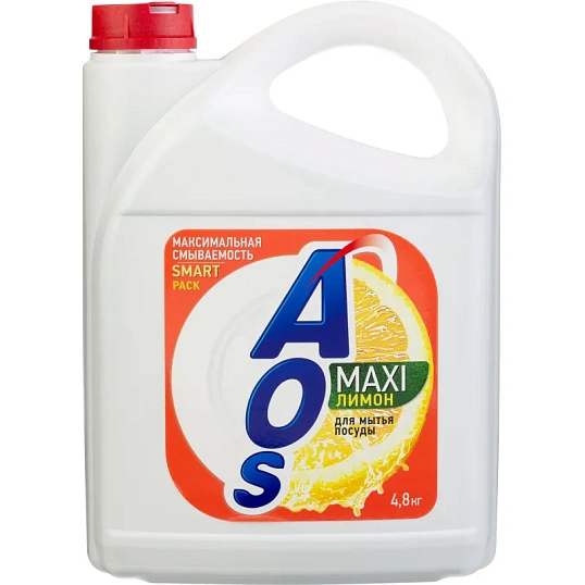 Средство для мытья посуды AOS Лимон 4800гр