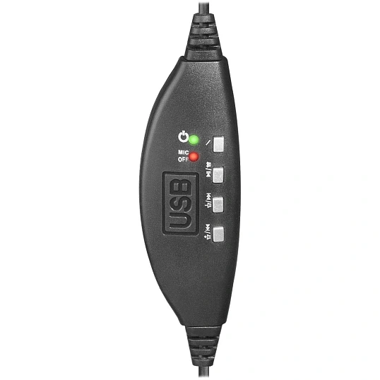 Гарнитура Defender Gryphon 750U USB, черный, 1.8м кабель