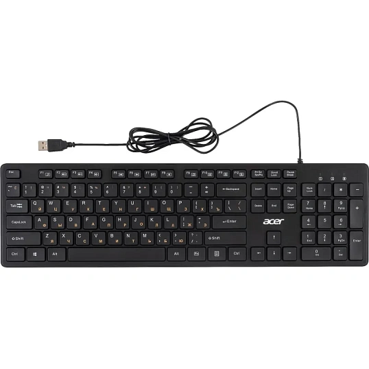 Клавиатура Acer OKW122 черный USB (ZL.KBDEE.00C)