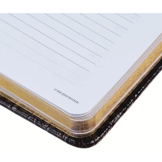 Ежедневник недатированный А6+ Caiman (коричневый)3-498 Д