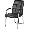 Конференц-кресло BN_TQ_Echair-810 VPU кожзам черный, хром