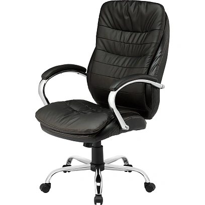 Кресло BN_Dp_Руководителя EChair-515 RT рецикл.кожа черный