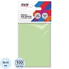 Бумага для заметок с клеевым краем Economy 76x51 мм, 100 л, пастел. Зеленый