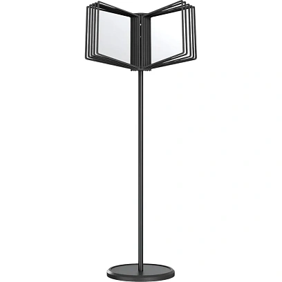 Демосистема напольная ProMega office А4,10 панел.,черн,регулир.угол наклона