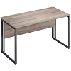 Стол Комус Мебель К-Loft 241S015 1380х670х752 дуб сонома темн/черный