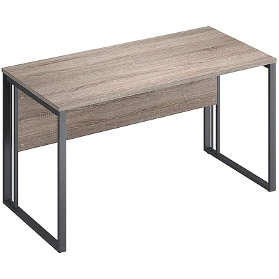 Стол Комус Мебель К-Loft 241S015 1380х670х752 дуб сонома темн/черный