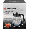 Чайник Brayer 1071BR,STRIX,2200Вт, 1,7 л, стекл.автооткл