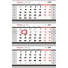 Календарь настенный 3-х блочный 2027 295х660мм Море, с бегунком 390919
