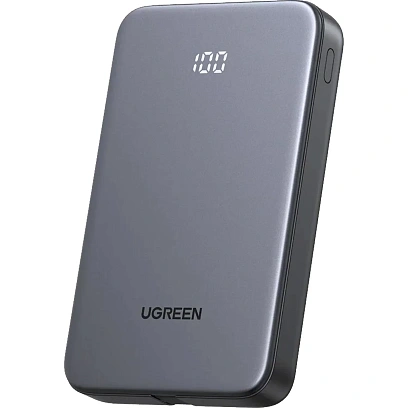 Внешний аккумулятор UGREEN PB507(75131B)10000mAh,с двумя вых,20W,сер космос
