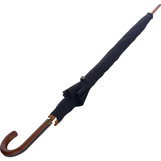 Зонт Trust Мужской, Трость, 8/70 , Автомат, П/Э. Крюк-Дерево 16860