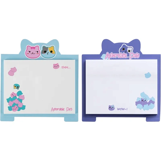 Стикеры с клеевым краем M&G Adorable Pet, 76x100 мм, 40 л, в ассортименте