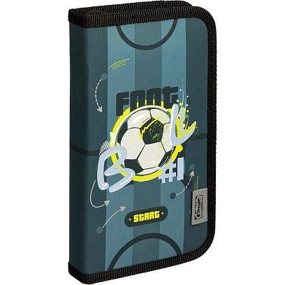 Пенал Комус Класс Football 1 отд., ламинат, софт тач, 190x110 мм,ПКК 03-6