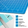 Коврик для резки TOPFORT 5ти-слойный А4 (30х22см),2х-сторонний,синий