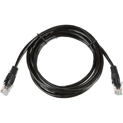 Патч-корд BigTech OPCC009 UTP CCA кат.5e/2м/литой/многожильный (черный)