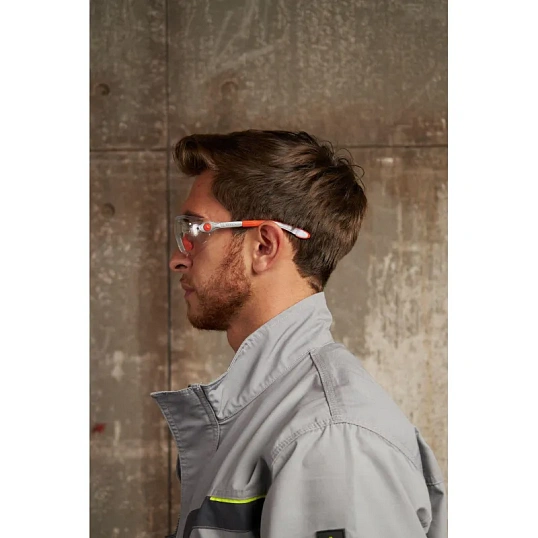 Очки защитные открытые DELTA PLUS VULCANO2 прозрачные (арт VULC2ORIN)