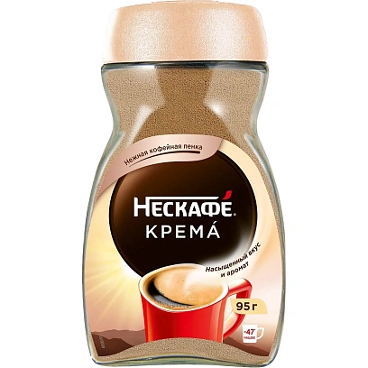 Кофе Nescafe Classic Crema раств.порошк., ст.б., 95г