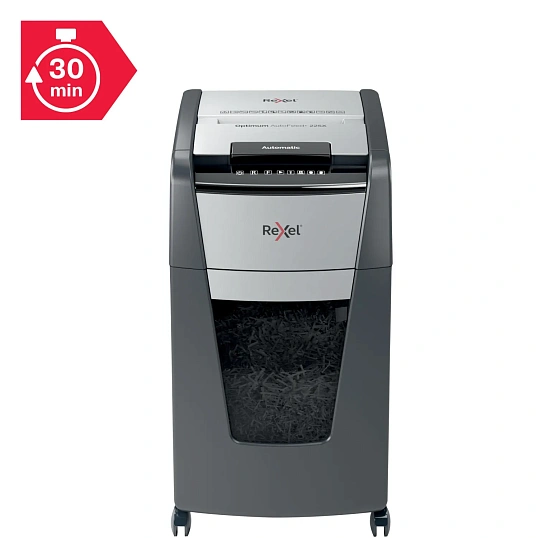 Шредер (уничтожитель) Rexel Optimum AutoFeed+ 225X 4ур.секр.,225лист,60л