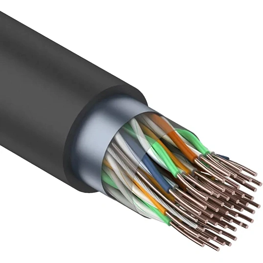 Кабель REXANT FTP 25PR 24AWG, CAT5, наружный (OUTDOOR), бухта 305 м