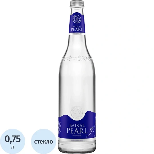 Вода питьевая Жемчужина Байкала/ Baikal Pearl, природная 0,75 л