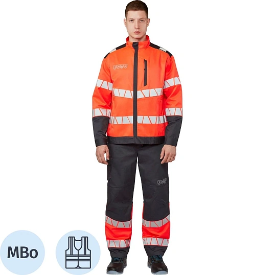 Куртка летняя мужская Равелин красн./графит (р.60-62) 182-188