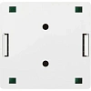 Розетка настенная TWT TWT-SM2-4545-WH 2 порта RJ-45 кат. 5е, UTP, белая