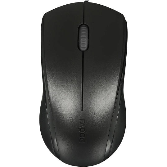 Мышь компьютерная RAPOO проводная N1200, цвет - черный