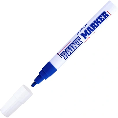 Маркер лаковый MunHwa 4 мм синий