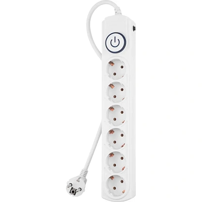 Сетевой фильтр Ippon BK-6-EU-3-16-W 3м (6 розеток) белый (1804838)