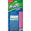 Перчатки резиновые Paclan Practi Comfort розовые 4076614 р.L